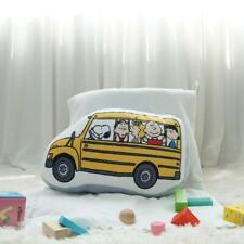 PEANUTS SNOOPY School Bus Soft Cushion Official Goods picture