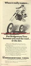 Bridgestone Tires Motorcycle 1979 Magazine Advert #443 picture