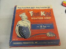 FROST KING WEATHER STIP KIT VINTAGE NOS 18' REEL w NAILS UNUSED THERMWELL # MZ38 picture