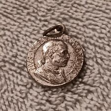 Vintage Catholic Pope Pius XII Silver Tone Religious Medal picture