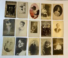 Rare RPPC Lot Of 46 RPPC And Photos. Lots Of Cute Kids From The Early 1900’s. picture