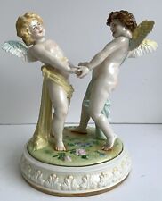 ANTIQUE-SCHEIBE ALSBACH KISTER-PORCELAIN-CHERUBS-PUTTI-ANGELS-GERMANY picture