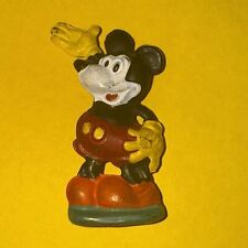 Mickey Mouse Miniature Cold Painted Lead Figurine 2.4” Tall Vintage Disney picture