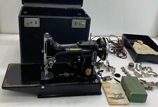 Vintage Singer Featherweight 221-1 1938 Sewing Machine Very Nice Plus Extras  picture