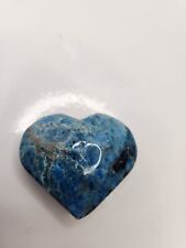 Natural Blue Apatite Quartz Crystal Heart picture