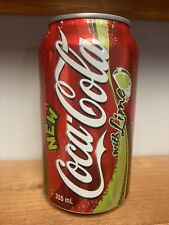 2005 CDN Coca-Cola With Lime Empty 12oz Can. First Ever Lime Can picture