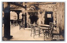 RPPC Club House Interior Aetna Springs CA California 1912 Postcard V3 picture