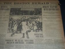 1905 MARCH 8 THE BOSTON HERALD - NEW YORK LINES TIED-UP - BH 145 picture