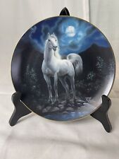 Moonlight Majesty The Hamilton Collection Unbridled Spirit Plate Vintage RARE  picture