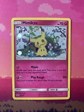 Pokemon Card Mimikyu SM163 Black Star Promo Holo Near Mint Condition picture