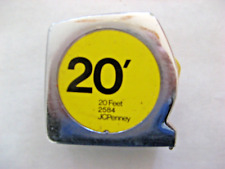 PRICE REDUCED,  RARE VINTAGE JCPenney 20' TAPE MEASURE #2584 picture