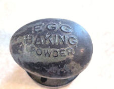 Antique Tin EEG BAKING POWDER Dough Cookie Biscuit Cutter picture