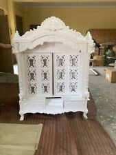 Antique white glossy New beautiful Wooden Temple 72