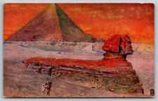 Egypt    Sphinx and Pyramids   Postcard picture