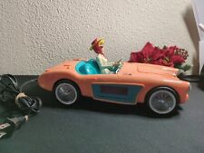 Barbie Doll AM FM Clock Radio Alarm 1962 Austin Healey Convertible Car picture