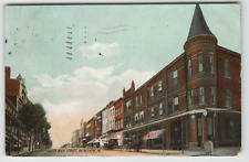 Postcard 1909 South Main Street With Horse and Buggy in Bethlehem, PA picture