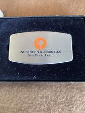 Vintage Zippo Northern Illinois Gas Knife Safe Driver Award picture