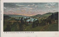 Connecticut Valley Scenery Woodsville New Hampshire Undivided Back VTG Post Card picture