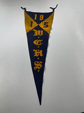 39” Original 1915 West Chester PA High School Normal Felt Pennant picture