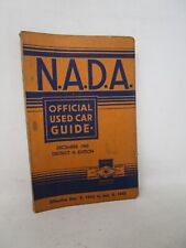Vintage December 1942 1943 NADA Official Used Car Guide picture