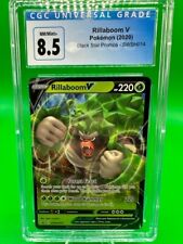 Rillaboom V Pokemon Black Stars Promo SWSH014 2020 Graded CGC 8.5 Mint+ picture