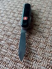 NICE  BLACK wenger swiss army knife picture