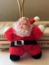 Vintage Christmas ornament Santa  Plastic Face picture