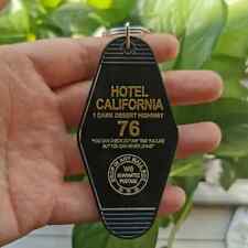 The Eagles Hotel California Motel Keychain Vintage Keyring WHITE Collectible NEW picture