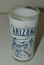 NICE Vintage Arizona Mid Century Cocktail Glass Travel Souvenir Rare MINTY  picture