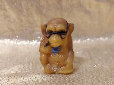 Vintage Plastic Monkey Pepper Shaker Replacement Smoking Pipe Brown Chimpanzee picture