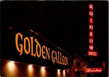 Great Falls, MT Montana  HOTEL RAINBOW~GOLDEN GALLEON LOUNGE Night  4X6 Postcard picture