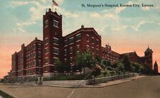 Postcard KS Kansas City St Margarets Hospital Posted 1916 Vintage PC H7542 picture