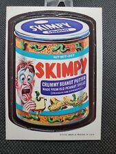 Vintage 1967 Topps Wacky Packs Card Skimpy Crummy Beanut Butter Die-Cut # 42 picture