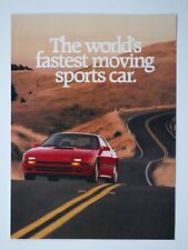 1989 Mazda Miata Vintage World's Fastest Sports Car Foldout Original 8.5 x 11