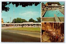 c1960's Holiday Motel Cave City Kentucky KY, Multiview Unposted Vintage Postcard picture