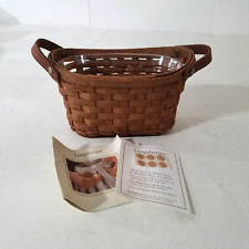 Longaberger 2006 JOURNAL BASKET W/ Protector, Rich Brown, NEW picture