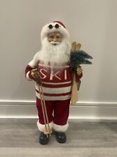 RAZ Imports 18” Ski Santa Christmas Decoration picture