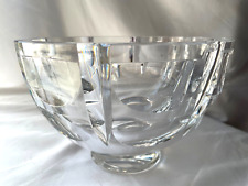 VTG SIMON GATES ORREFORS CRYSTAL THOUSAND WINDOWS FOOTED 7 INCH BOWL    picture