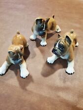 Antique english bulldog German porcelain  JU mark On Foot. See Photos  picture