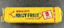 Vintage Wrigley’s Juicy Fruit Gum Full 8 Sticks picture