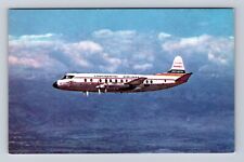 The Viscount II, Airplane, Antique, Vintage Souvenir Postcard picture