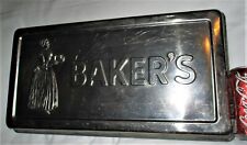 ANTIQUE BAKERS CHOCOLATE MOLD COCOA EMPLOYEE AWARD BAKING PAN TRAY ADVERTISING picture