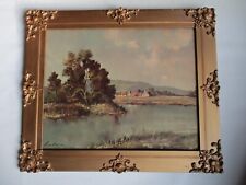 antique gold frame large gilt wood victorian painting frame 21