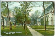 Racine WI  The College Grounds 1912 picture