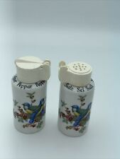 Vintage Gerold-porzellan Bavaria  W GERMANY Salt & Pepper Shakers  #7566 Birds picture