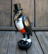 Vintage OLD CROW Rocking Whiskey Figurine Barware Collection Bar Display picture