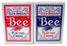 Bee Standard Index Poker Playing Cards Casino Quality Red And Blue 1 Deck by Bee picture