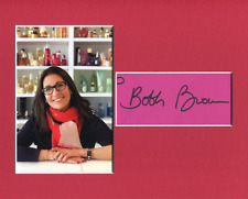 Bobbi Brown Cosmetics Founder Make-up Artist Signed Autograph Photo Display picture