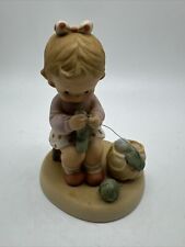 Memories of Yesterday Knitting You A Warm and Cozy Winter 522414 Figurine 1989 picture