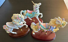 Lenox Carousel Collection Set of 3 Horse Porcelain Figurines Collectible Vintage picture
